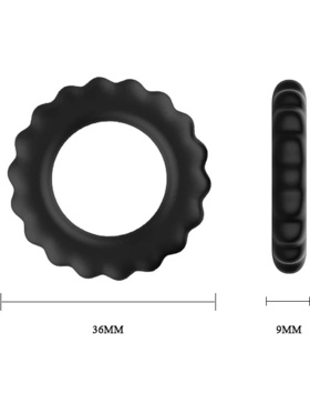 Baile: Titan No.2, Silicone Cock Ring Set, 3-pack