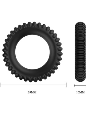 Baile: Titan No.2, Silicone Cock Ring Set, 3-pack