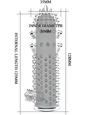 Baile: Flail, Stretchable Penis Sleeve, 13 cm