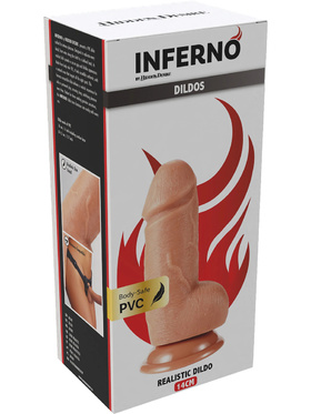 Hidden Desire: Inferno, Realistic Dildo PVC, 16 cm