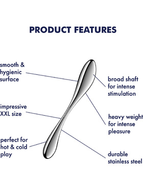 Satisfyer: Star Force 3, Steel Dildo