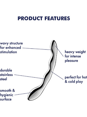 Satisfyer: Cosmic Crest 2, Steel Dildo