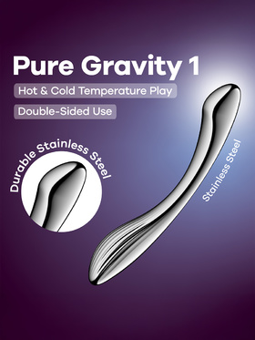 Satisfyer: Pure Gravity 1, Steel Dildo