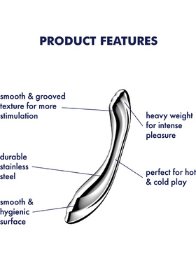 Satisfyer: Pure Gravity 2, Steel Dildo