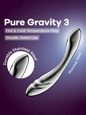 Satisfyer: Pure Gravity 3, Steel Dildo