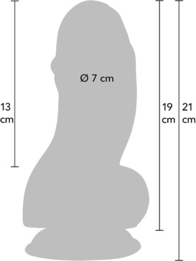 Hidden Desire: Inferno, Fat Boys Dildo PVC, 21 cm