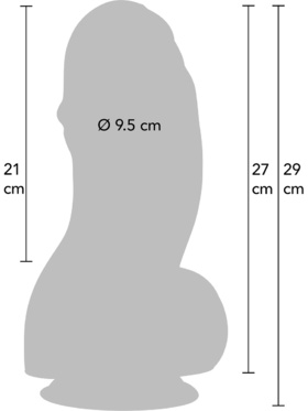 Hidden Desire: Inferno, Fat Boys Dildo PVC, 29 cm