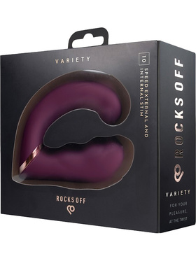 Rocks-Off: Variety Gemini, Dual Clit & G Spot Vibrator