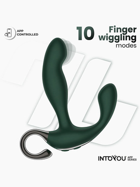 IntoYou: Greeny, Finger Wiggling Prostate Massager with App