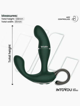 IntoYou: Greeny, Finger Wiggling Prostate Massager with App