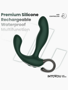 IntoYou: Greeny, Finger Wiggling Prostate Massager with App