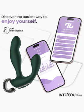 IntoYou: Greeny, Finger Wiggling Prostate Massager with App