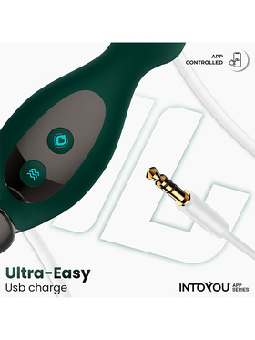 IntoYou: Greeny, Finger Wiggling Prostate Massager with App