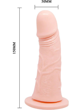 Baile: Ultra Passionate Harness, Hollow Vibrating Strap-on