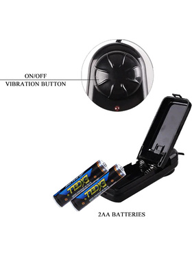 Baile: Ultra Passionate Harness, Hollow Vibrating Strap-on