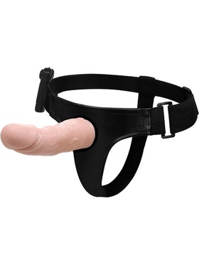 Baile: Ultra Passionate Harness, Hollow Vibrating Strap-on