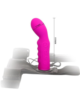 Baile: Ultra Passionate Harness, Vibrating Strap-on