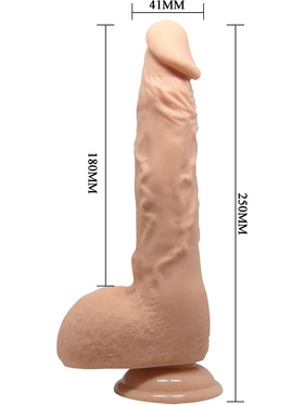 Beautiful Jason: Realistic Dildo with Suction Cup, 25 cm, light