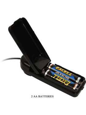 Beautiful Johnson: Realistic Dildo Vibrator with Suction Cup, 23 cm, light