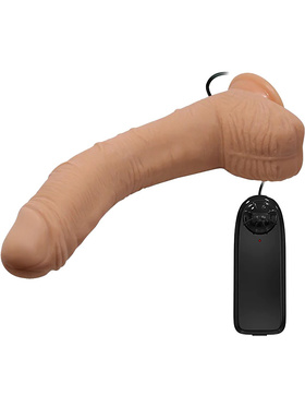 Beautiful Alex: Realistic Dildo Vibrator with Suction Cup, 28 cm, light 