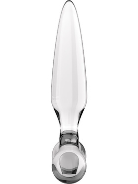 Satisfyer: Triple Crystal 2, Glass Dildo, transparent