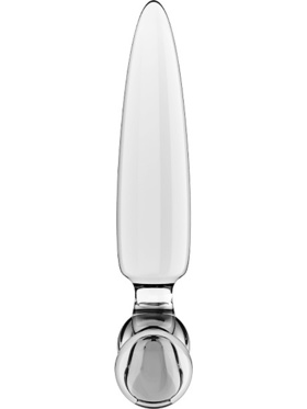 Satisfyer: Triple Crystal 1, Glass Dildo, transparent