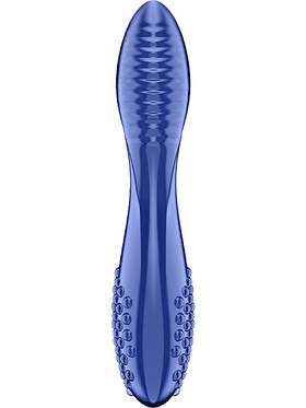 Satisfyer: Dazzling Crystal 2, Glass Dildo, blue
