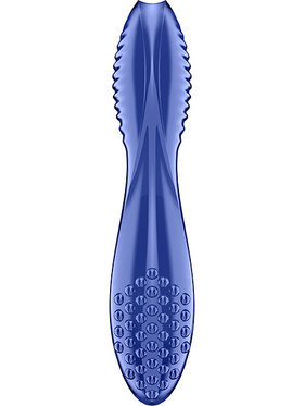 Satisfyer: Dazzling Crystal 2, Glass Dildo, blue