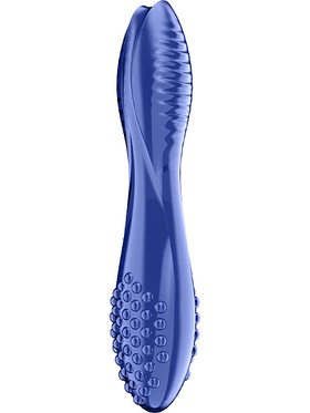 Satisfyer: Dazzling Crystal 2, Glass Dildo, blue
