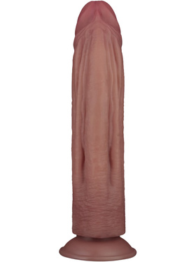 LoveToy: Vibrating Dual Density Power Cock, 27 cm