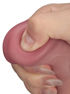 LoveToy: Vibrating Dual Density Power Cock, 23 cm