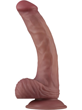LoveToy: Vibrating Dual Density Power Cock, 23 cm