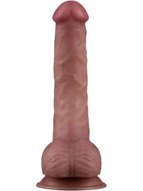 LoveToy: Vibrating Dual Density Power Cock, 23 cm