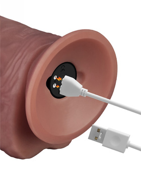 LoveToy: Vibrating Dual Density Power Cock, 23 cm