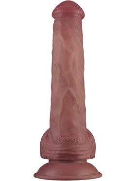 LoveToy: Vibrating Dual Density Power Cock, 23 cm