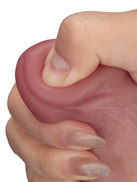 LoveToy: Vibrating Dual Density Power Cock, 21.5 cm