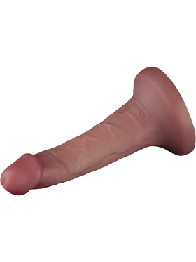 LoveToy: Vibrating Dual Density Power Cock, 16 cm