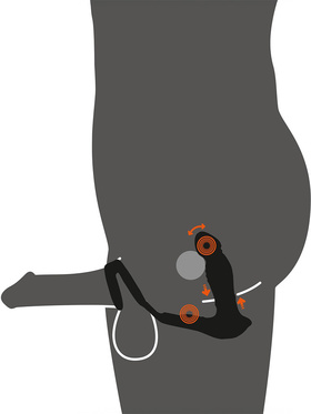 Rebel: RC Vibrating Prostate Plug with Nodding Function