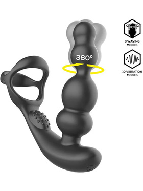 IntoYou: Klark, Waving & Vibrating Anal Plug with remote