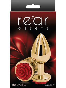 NSNovelties: Rear Assets Rose Buttplug, medium