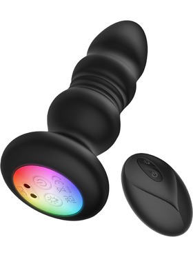 Crushious: Australis, Vibrating and Thrusting Anal Plug with RGB LED