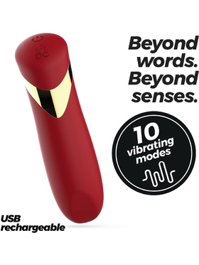 Crushious: Blinders, Rechargeable Vibrating Bullet, red