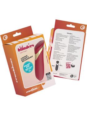 Crushious: Blinders, Rechargeable Vibrating Bullet, red
