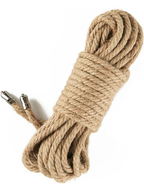 LoveToy: Rebellio Reign, Rustic Hemp Bondage Rope, 10m 