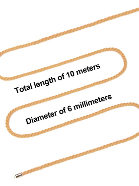 LoveToy: Rebellio Reign, Natural Knot Bondage Rope, 10m