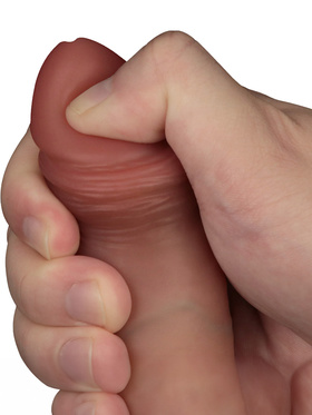 LoveToy: Sliding Skin Pro Silicone Dildo, 19 cm