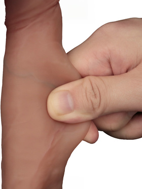 LoveToy: Sliding Skin Pro Silicone Dildo, 19 cm