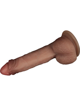 LoveToy: Sliding Skin Pro Silicone Dildo, 19 cm