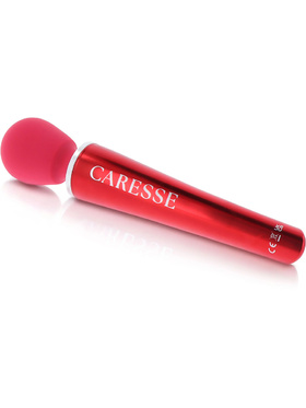 Caresse: Compact Wand Massager, red