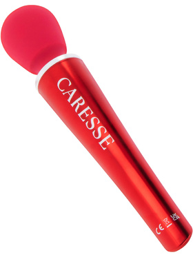 Caresse: Compact Wand Massager, red